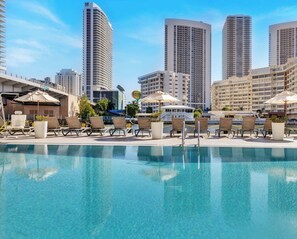 Pool - Trendy Studio w/ Marina View & Pool (Hallandale Beach)