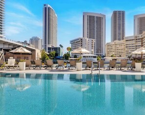 Pool - Elegant Studio w/ Balcony & Intracoastal View (Hallandale Beach)