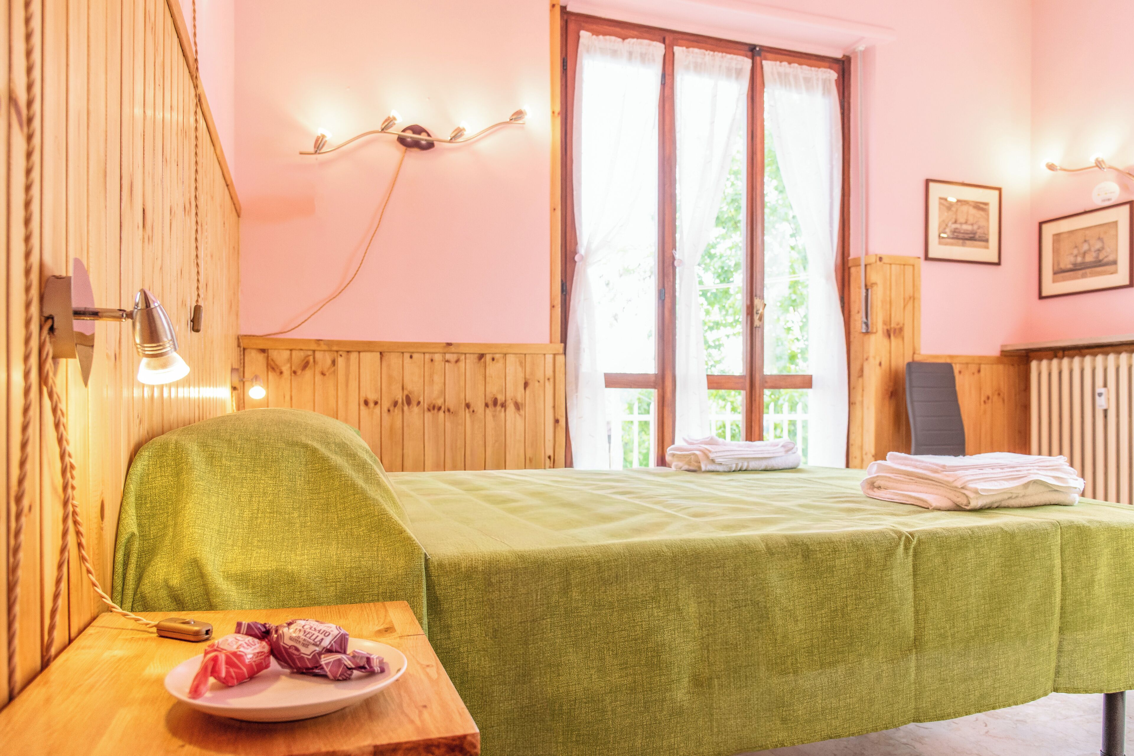 Appartement, balcon, vue ville