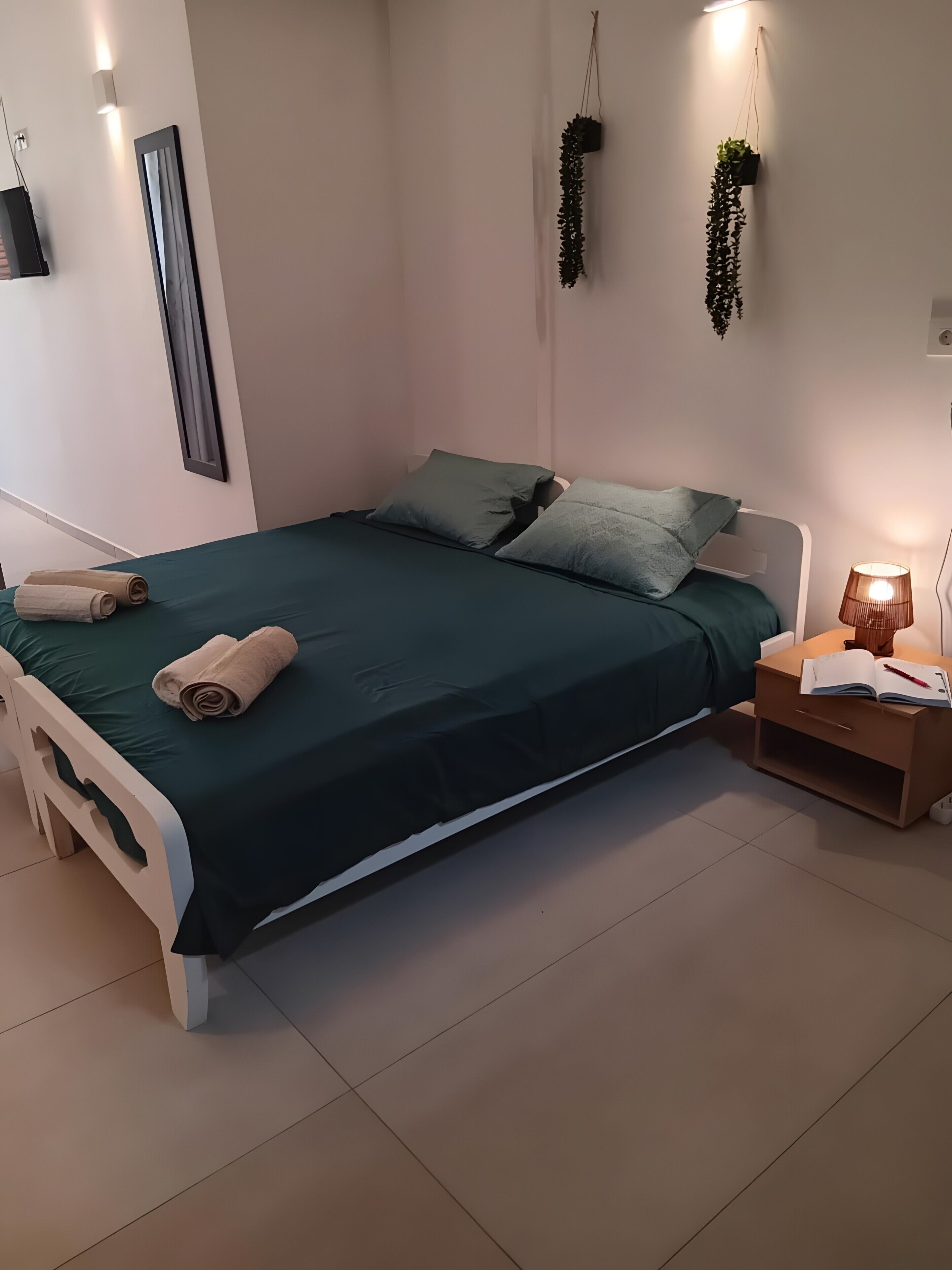 Iron/ironing board, WiFi, bed sheets