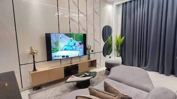 华丽公寓, 阳台, 城市景观 | 住宿内部