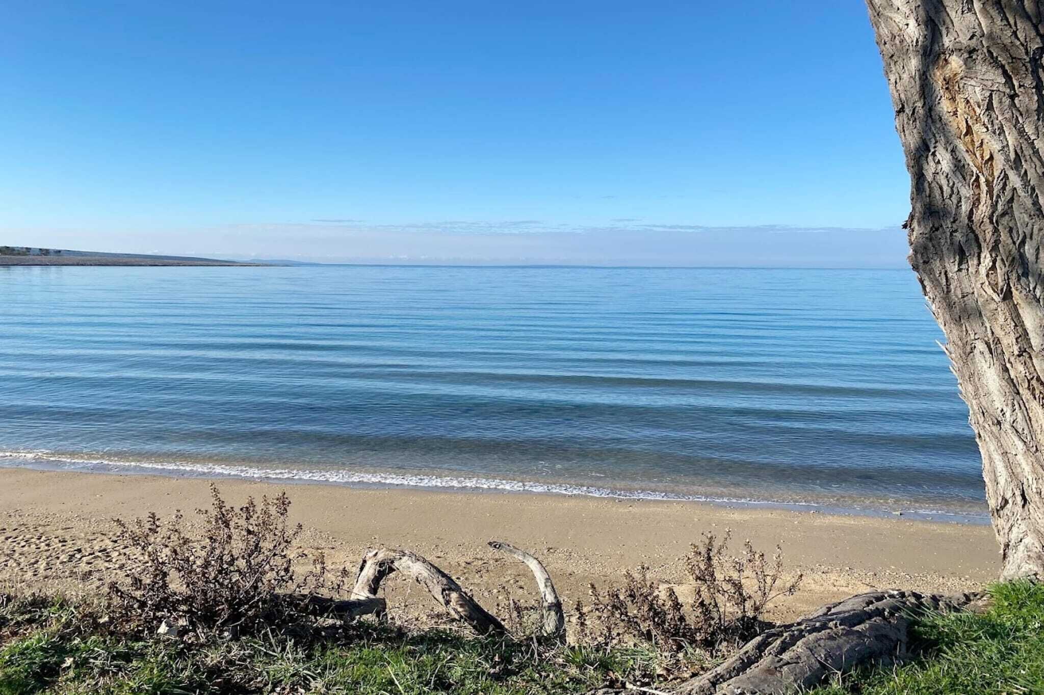 Una spiaggia nelle vicinanze