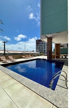 Outdoor pool - 504 ocean tower 60m2 sea view 2 quartos (Fortaleza)