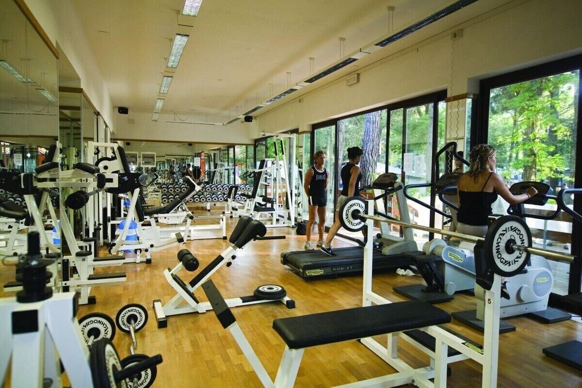 Cabin, 2 Bedrooms, Patio, Garden View | Fitness studio
