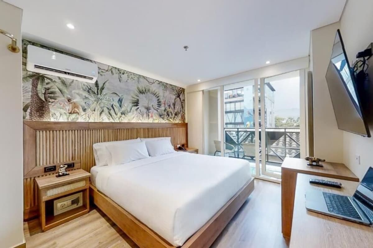 Phòng đôi Deluxe | Két bảo mật tại phòng, bàn ủi/dụng cụ ủi quần áo 