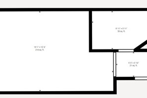 Floor plan - Casa Iglesia Studio 304 (Santa Barbara)