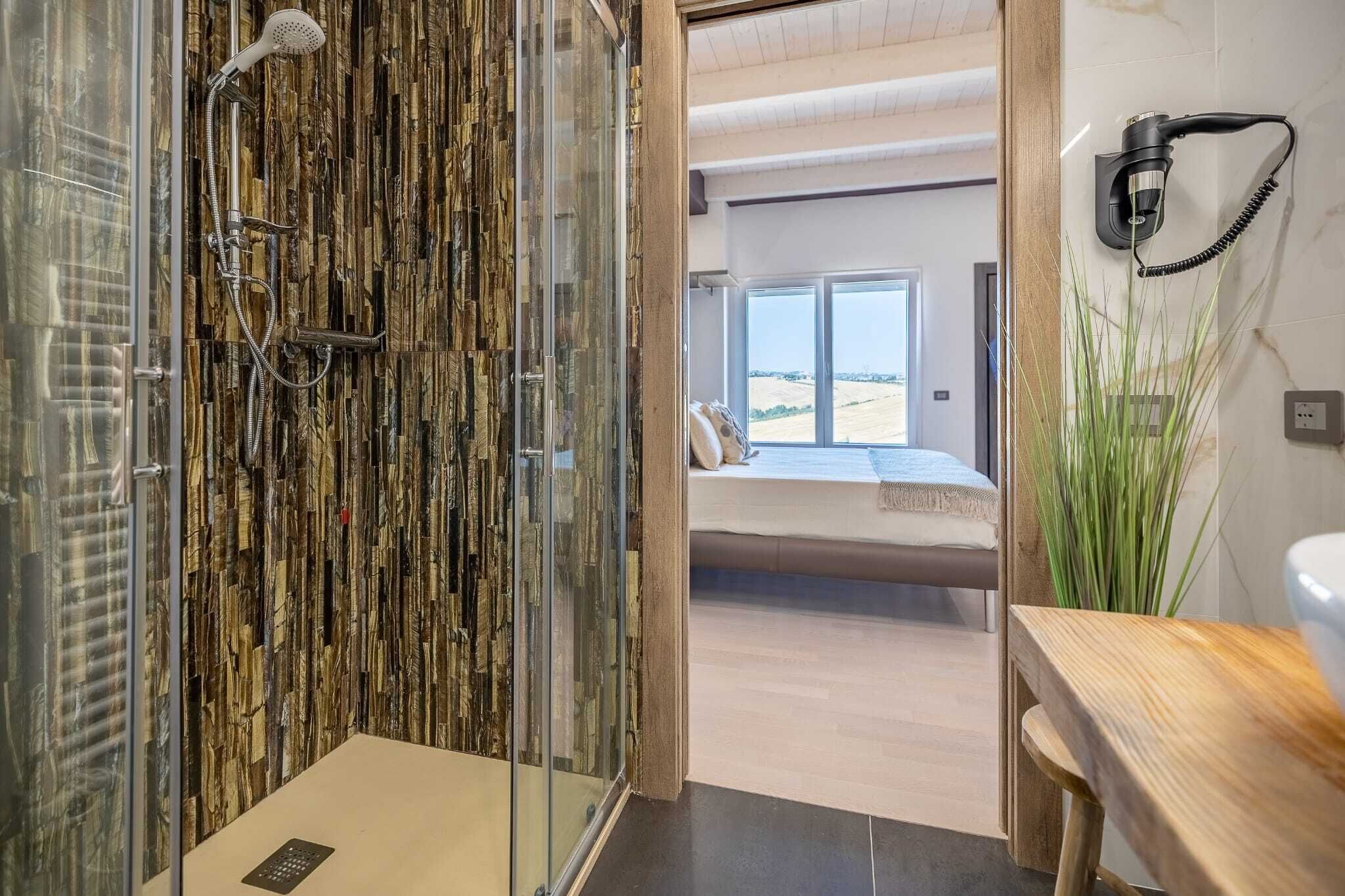 Chambre Deluxe, vue vallée | Salle de bain