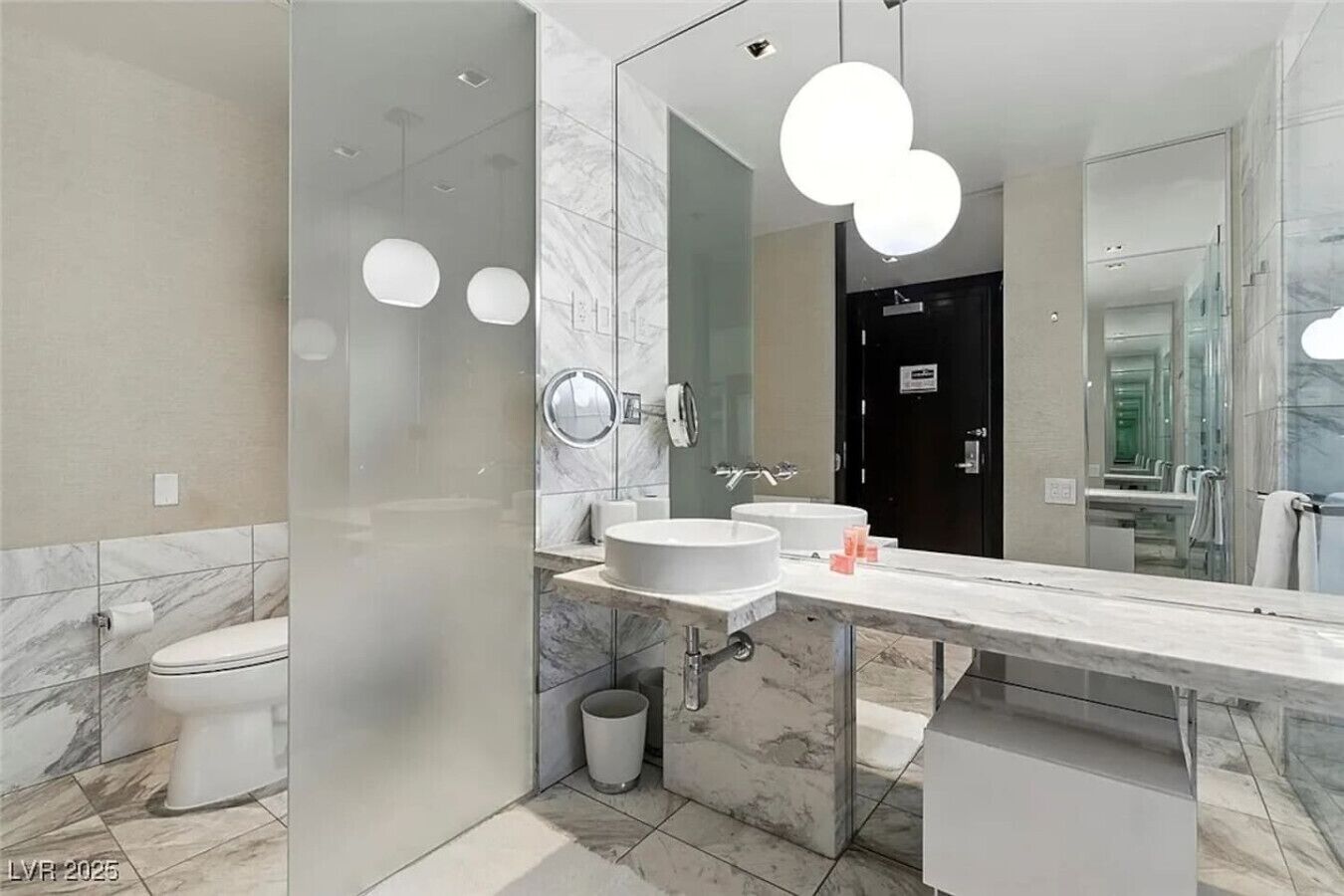 Shower, jetted tub