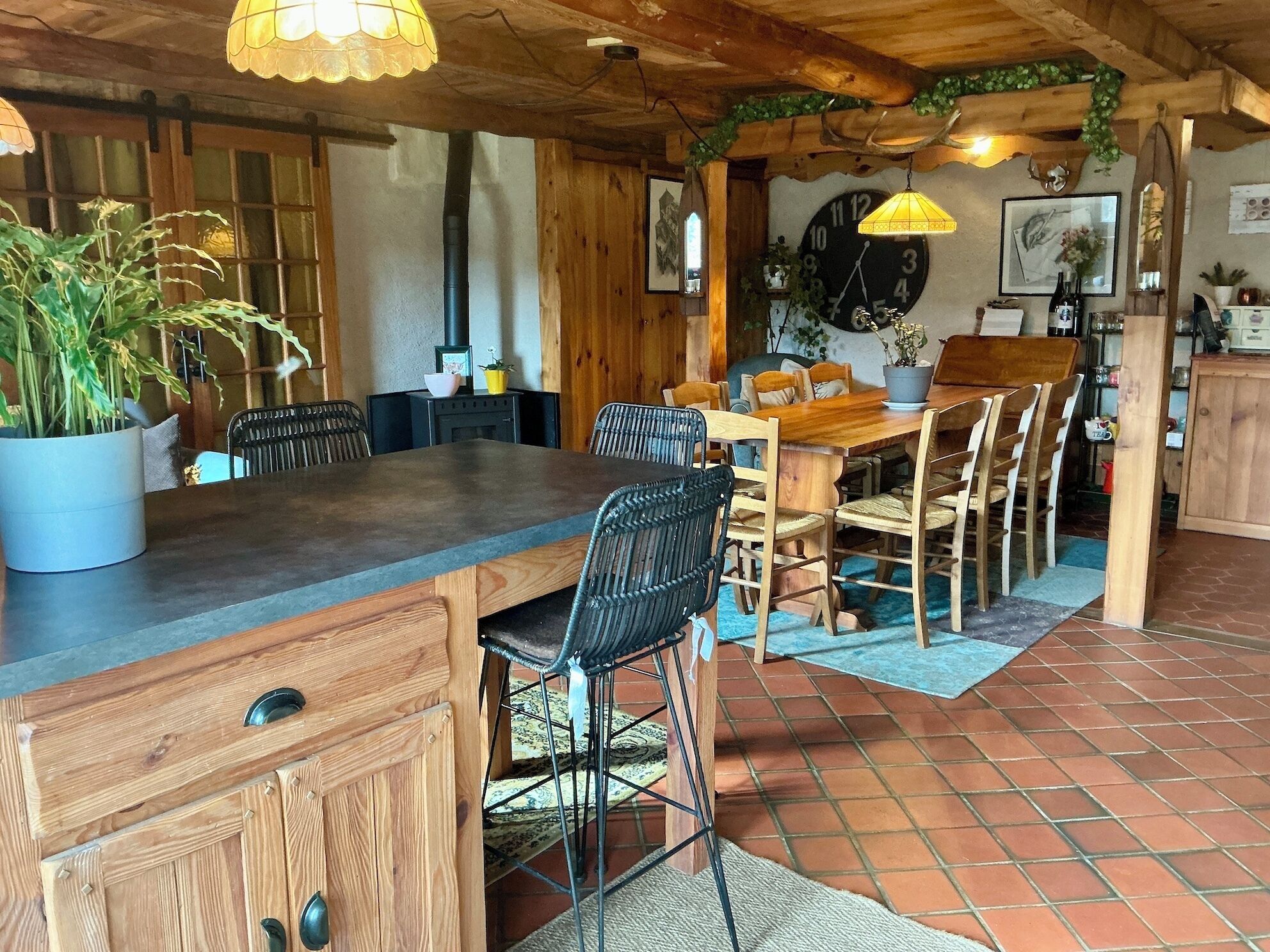 Ze serveren er ontbijt en diner 