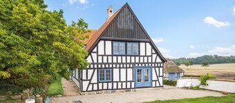Idyllic country house with own forest in fantastic nature.