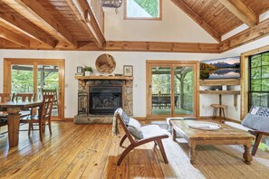 Interior - Log Hollow | Hot Tub, Plenty of Games, Play Area! (Townsend)