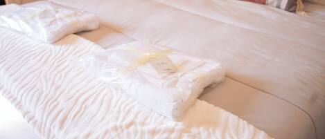 1 chambre, fer et planche à repasser, lit de bébé portatif