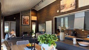 Living area - Voss- Myrkdalen West. Stunning apartment - free parking and car charging. (Vestland)