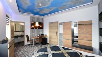 Comfort-Studiosuite | Schreibtisch, kostenloses WLAN
