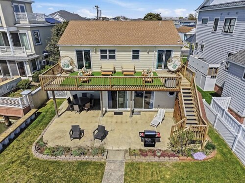Waterfront Views & Boat Dock, Spacious Home on Bay