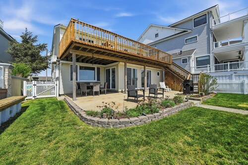 Waterfront Views in Brigantine - Boat Dock, Spacious 5 bedroom Home on Bay
