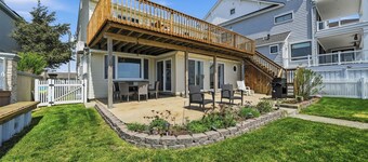 Waterfront Views in Brigantine - Boat Dock, Spacious 5 bedroom Home on Bay