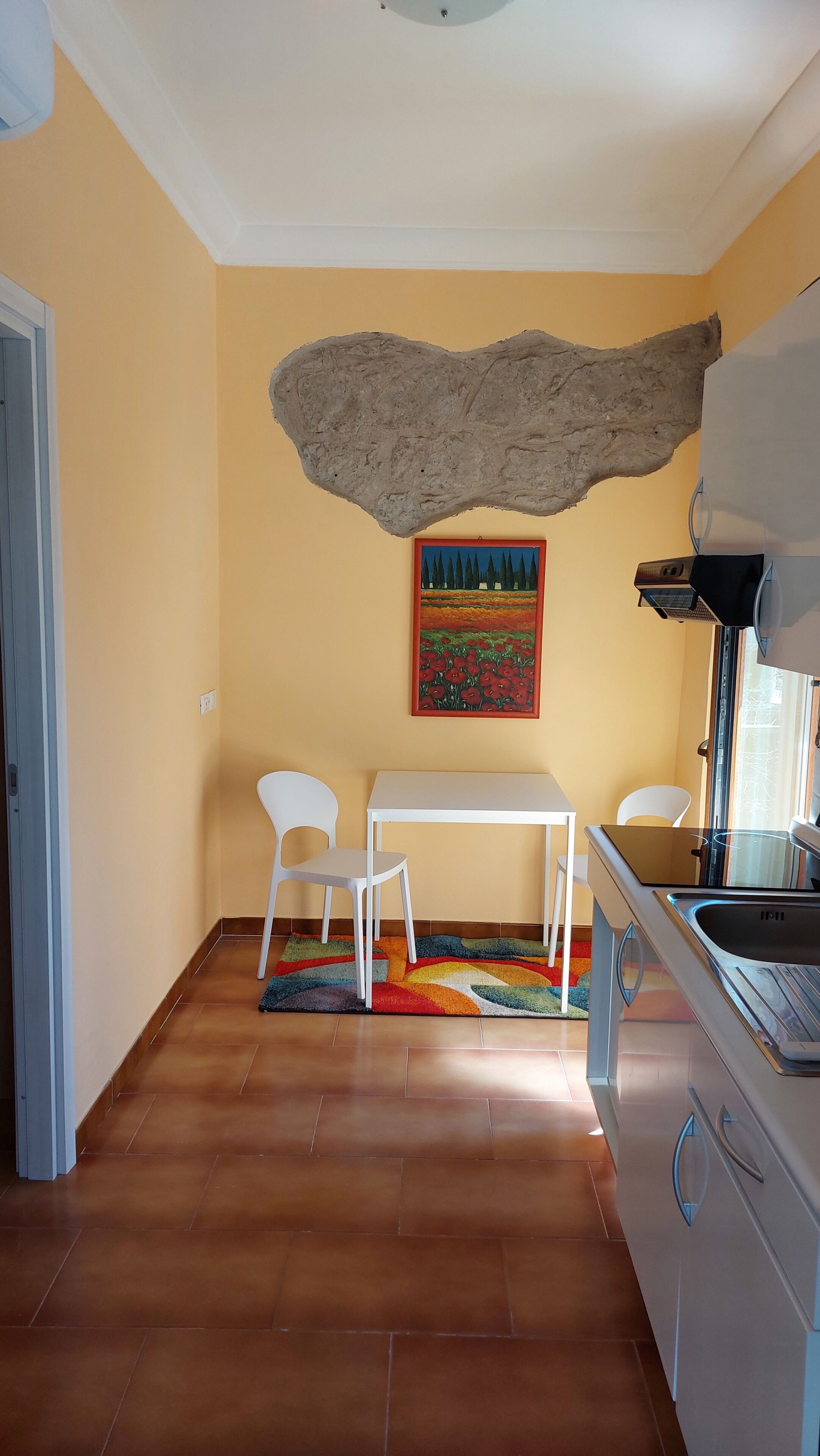 Macchina per tè/caffè, frigorifero, microonde, piano cottura