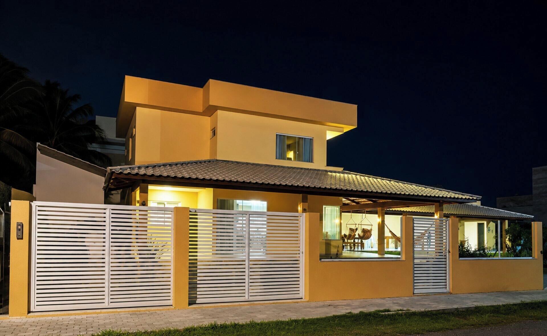 Front of property – evening/night