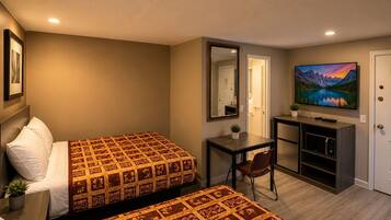 Room, 2 Queen Beds | Desk, free WiFi