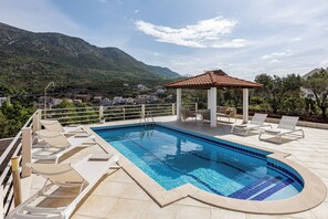 Outdoor pool - Apartments Villa Olea Solis (Cavtat)