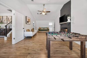 Games room - Family Getaway with Pool & Fire Pit (Flower Mound)