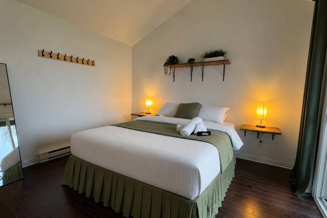 2 bedrooms, iron/ironing board, travel crib, WiFi