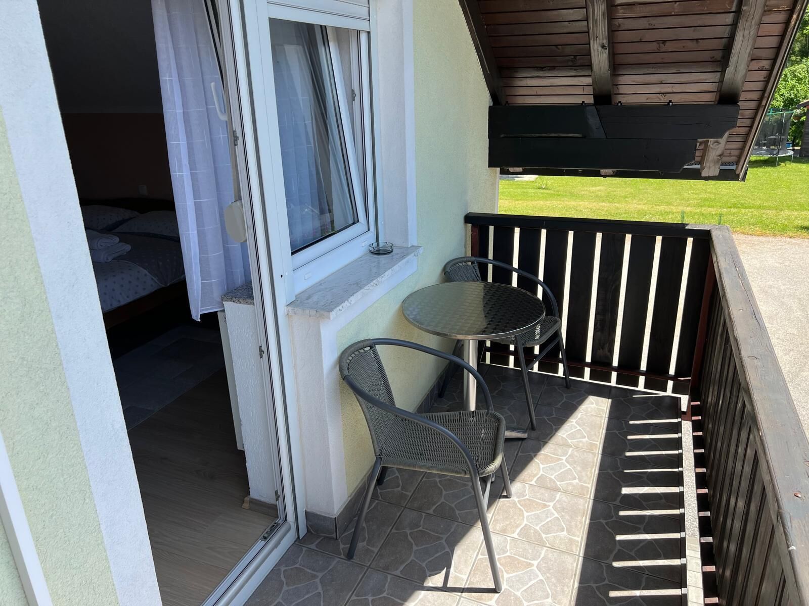 Double Room, Balcony, Courtyard View | Outdoor dining