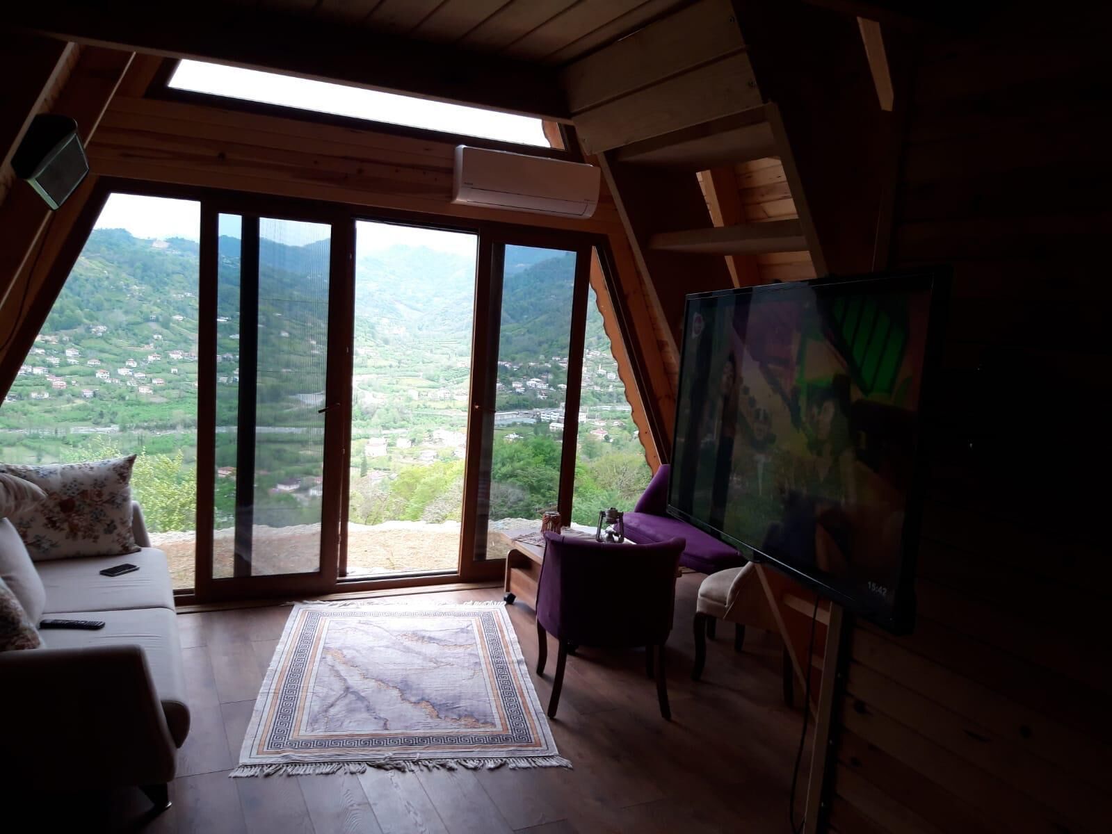 Basic-Bungalow, Bergblick | Wohnbereich