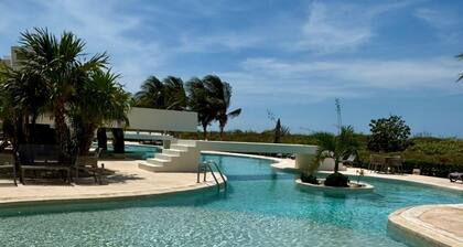 Luxurious beachfront apartment in Telchac, one of the beaches of Mérida