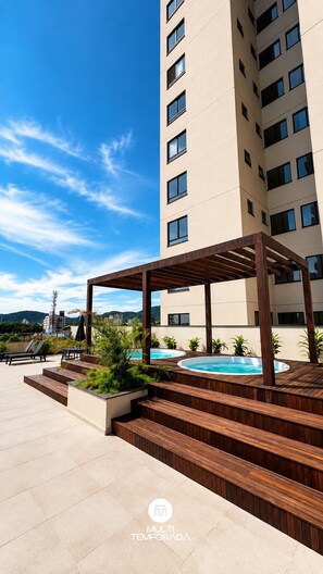 Hot tub - Skyline Confort Club - Ocean View - SC (Penha)