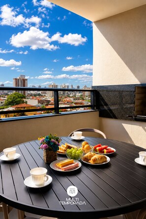 BBQ/picnic Area - Skyline Confort Club - Ocean View - SC (Penha)
