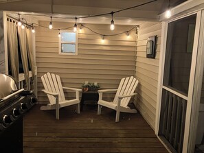 Terrace/patio - 4-bedroom in fantastic Little Falls with heated pool & fitness-near Cooperstown (Little Falls)