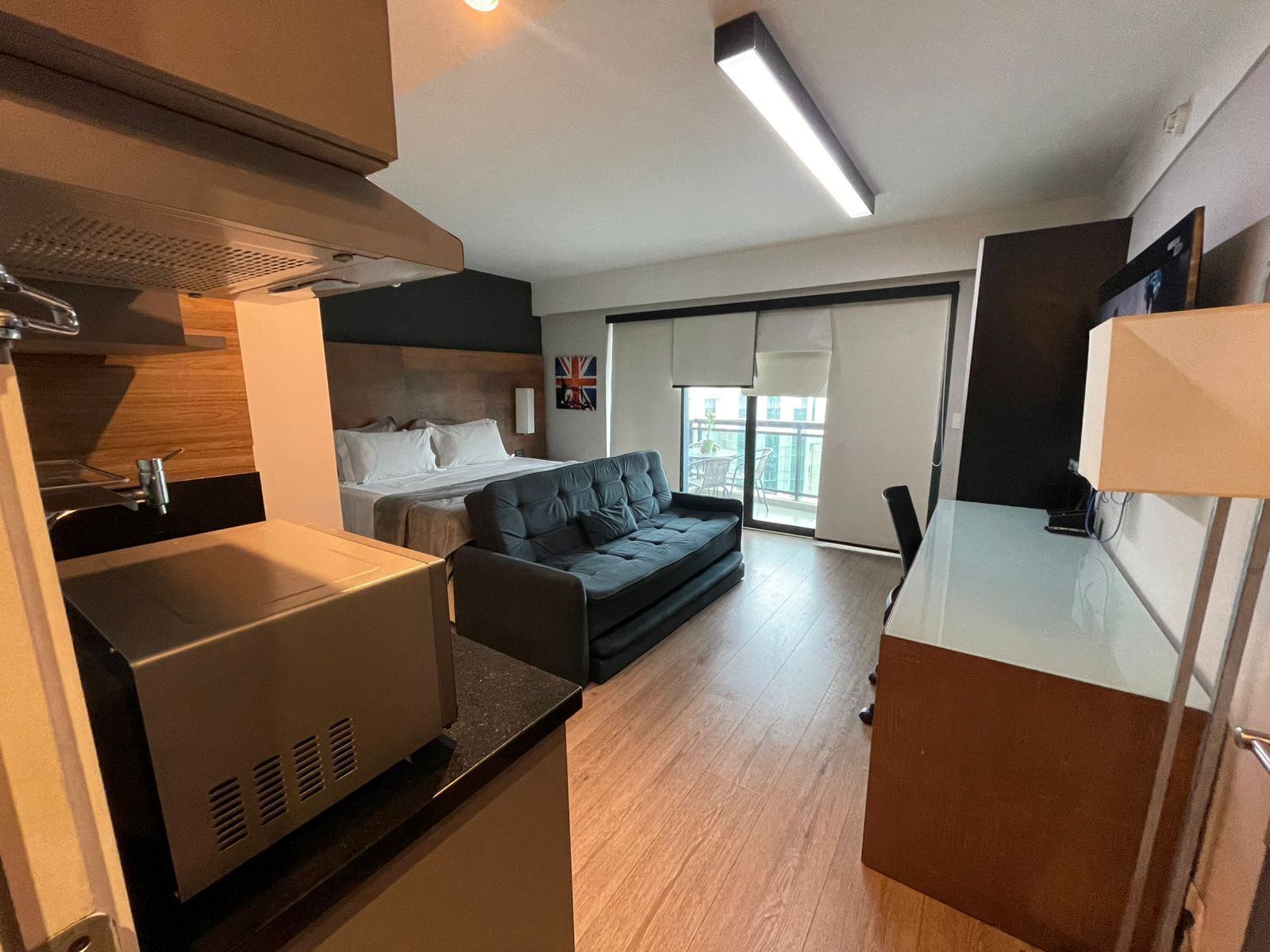 Deluxe appartement, balkon, uitzicht op de stad | Interieur
