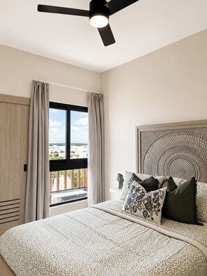 Room - Cozy 1-bedroom apartment in peaceful Punta Cana with AC and gym (Punta cana)