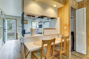 Fridge, microwave, stovetop, coffee/tea maker - Waterfront Lake Webster Retreat w/ Pier & Views (North Webster)