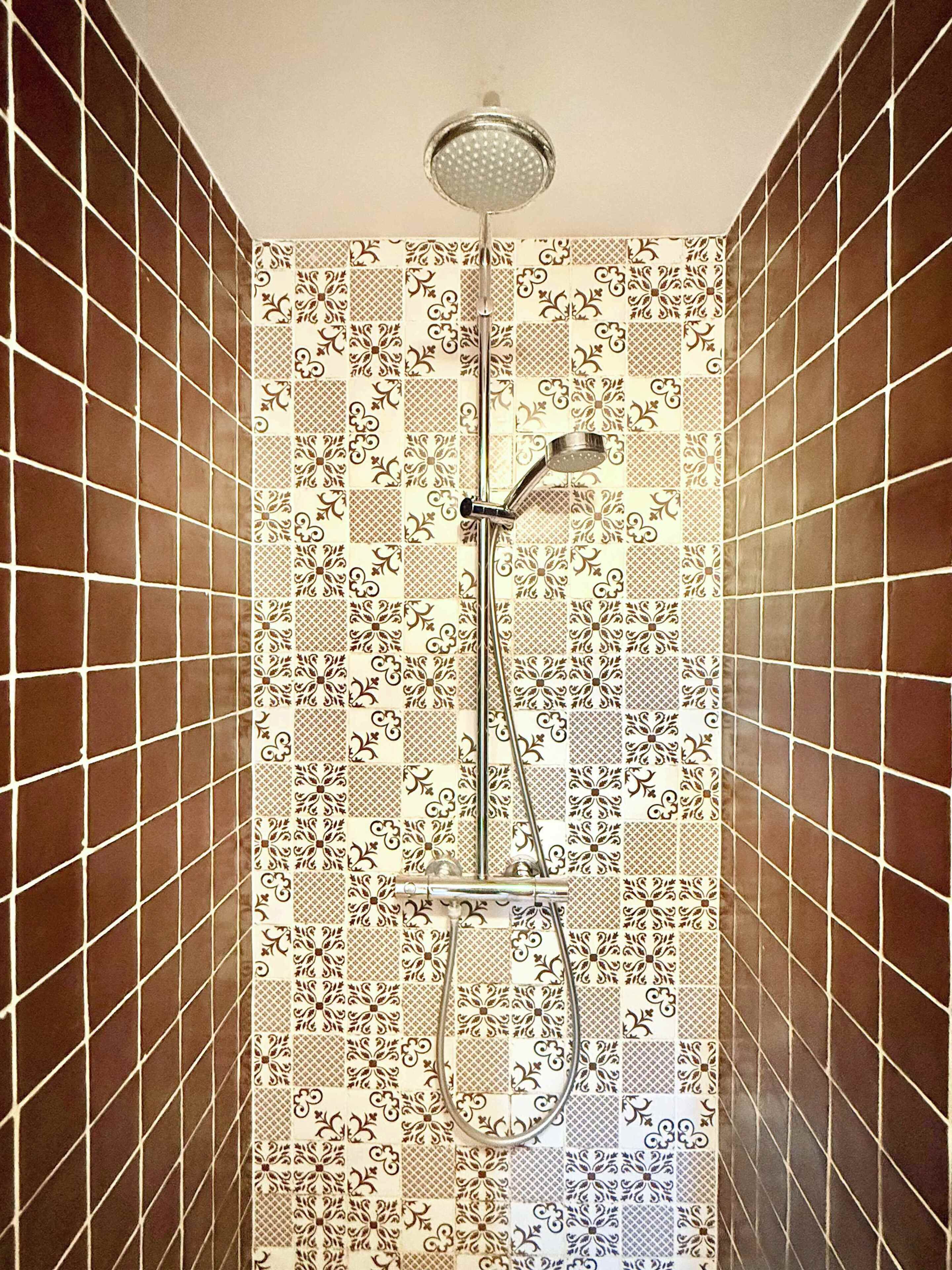 Shower, hair dryer