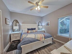 Desk, iron/ironing board, WiFi, bed sheets