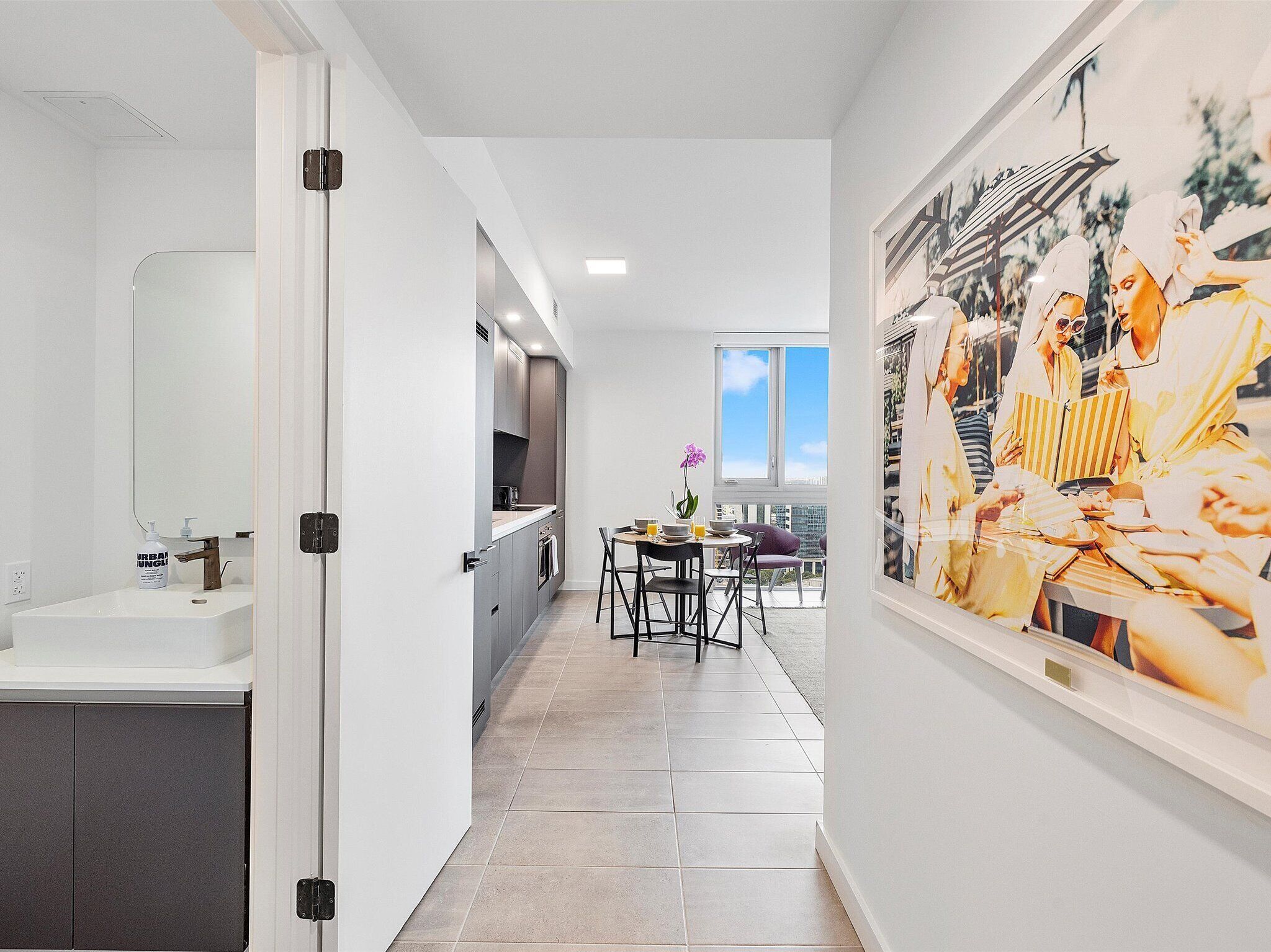 Comfort appartement, uitzicht op baai | Interieur