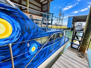 Marina - The Starry Starboard - A floating tribute to Vincent Van Gogh (seabrook)