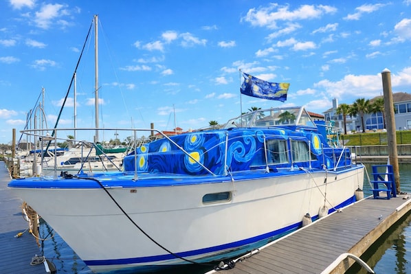 Marina - Sleep in a Van Gogh painting! A floating tribute to the art of Vincent. (League City)