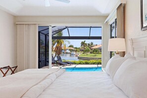Iron/ironing board, free WiFi, bed sheets - Punta Gorda Isles Vacation Home with Private Pool on Canal with a Boat Dock (Punta Gorda)