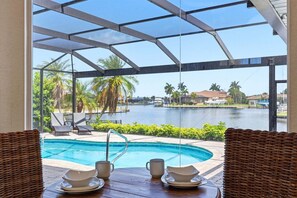Pool - Punta Gorda Isles Vacation Home with Private Pool on Canal with a Boat Dock (Punta Gorda)