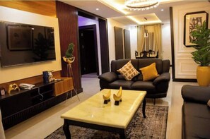 Living area - The Luxe Stay, 2 Bed Room Apartment (Lagos)