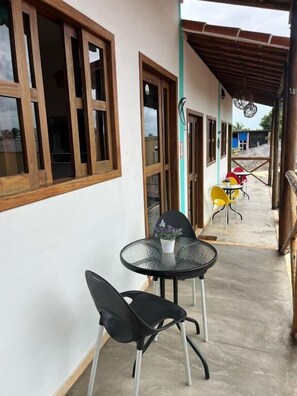 Double Room, Garden View | Outdoor dining