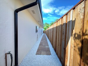 Property grounds -  Spacious home w/Backyard w fruit trees and  Private  parking Designated Office. (Tracy)