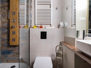 Standard Twin Room, Garden View | Bathroom - Dwór Mysinek (Bobowo)