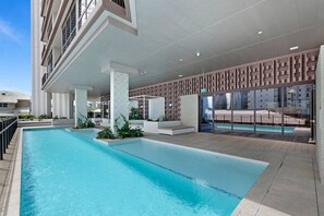 Pool - Oceanview Getaway | 2B Apartment. Pool. Parking (Mermaid Beach)