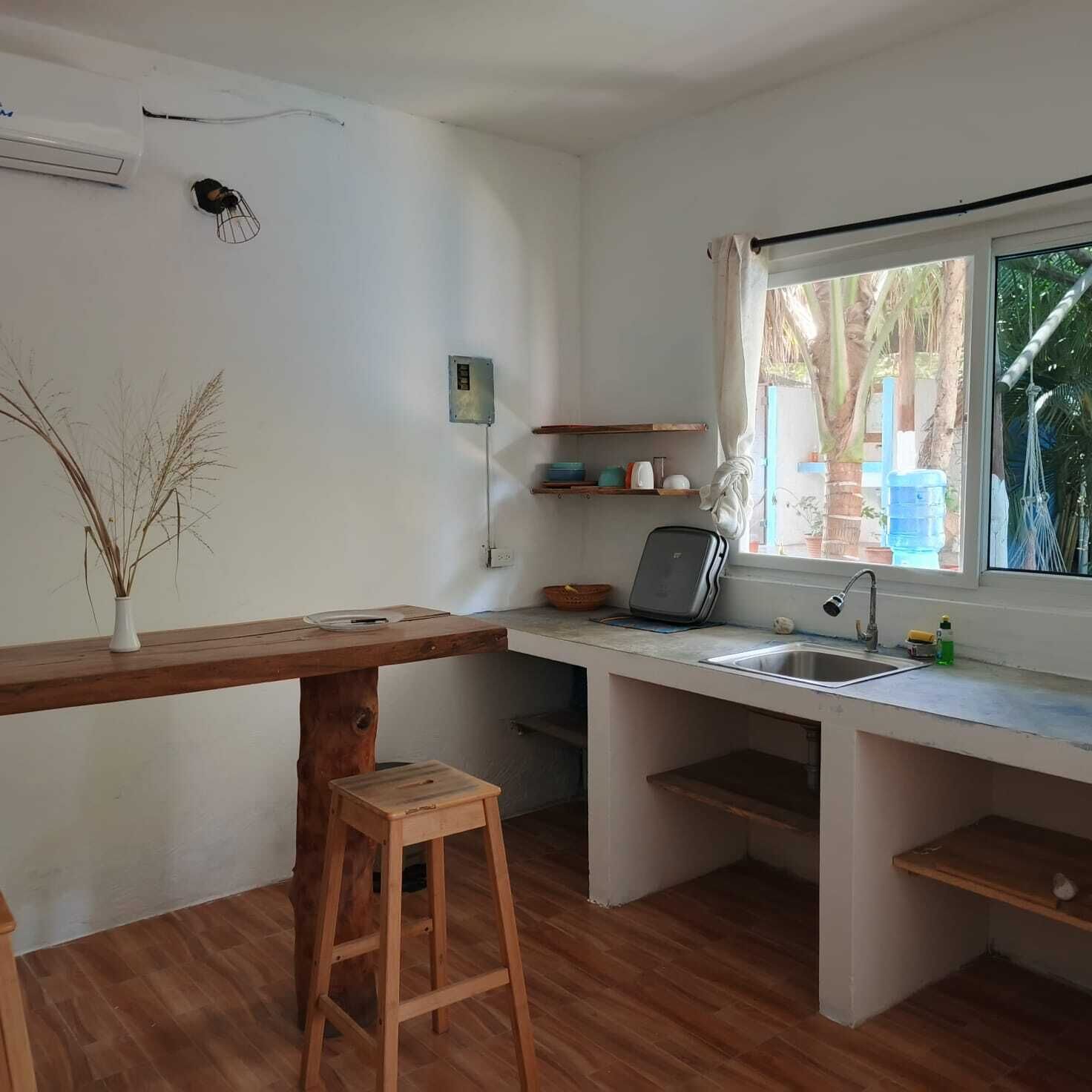 Standard Apartment, Balcony, Pool View | Laptop workspace, free WiFi