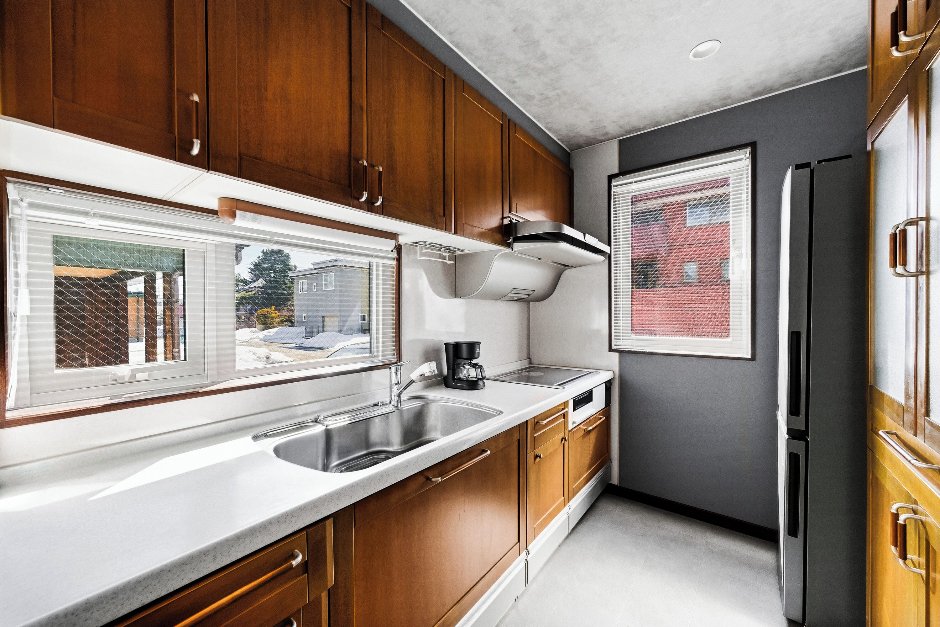 Apartment | Private kitchen | Fridge, microwave, stovetop, cookware/dishes/utensils